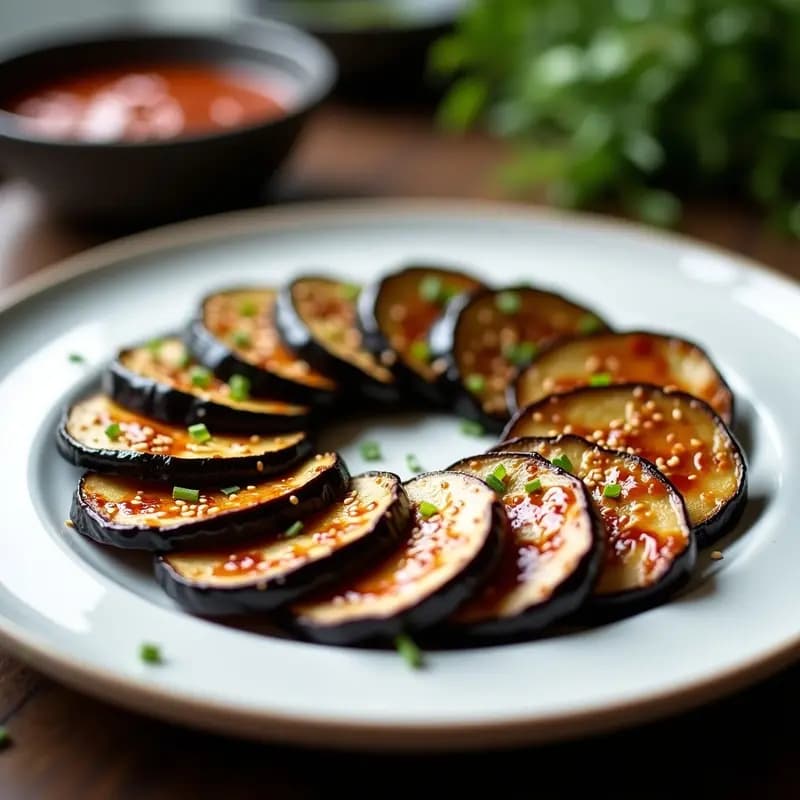 Miso Glazed Eggplant: Berenjena al Horno con Salsa de Miso Japonés