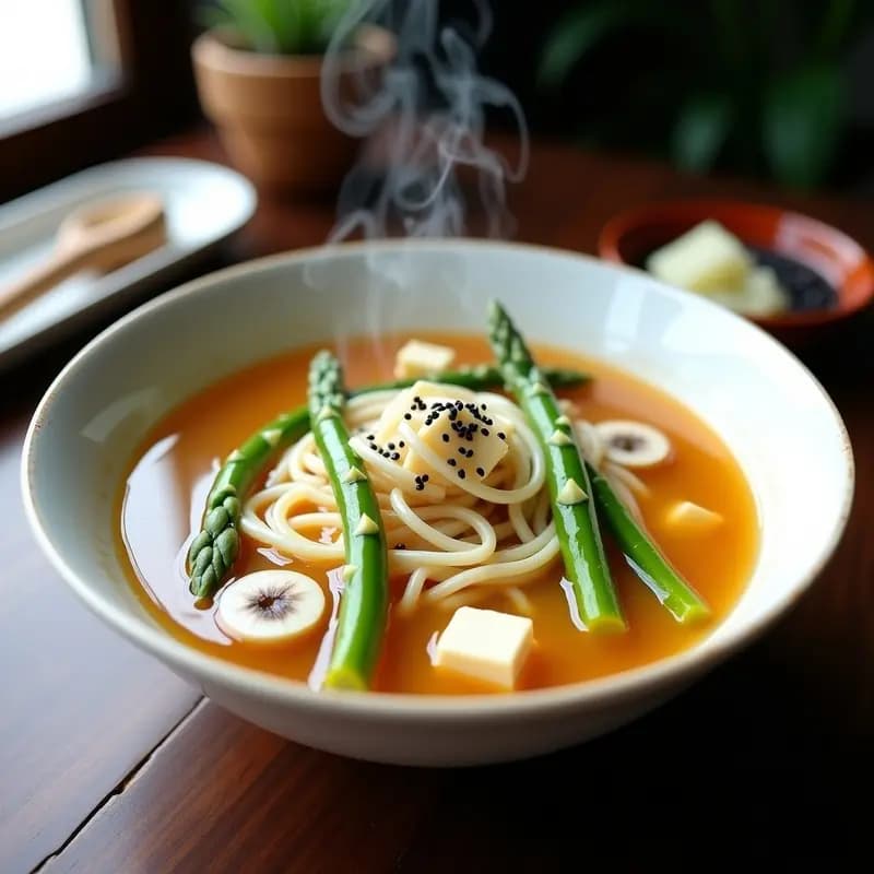 Miso Soup con Fideos Shakirataki: Sopa Japonesa Keto y Sin Carbohidratos