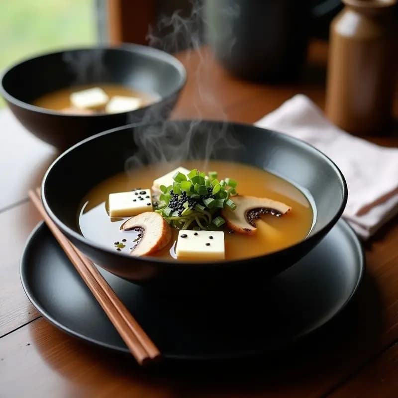 Miso Soup con TofuSilk y Hongos Shiitake: Receta Japonesa Detox en 15 Minutos