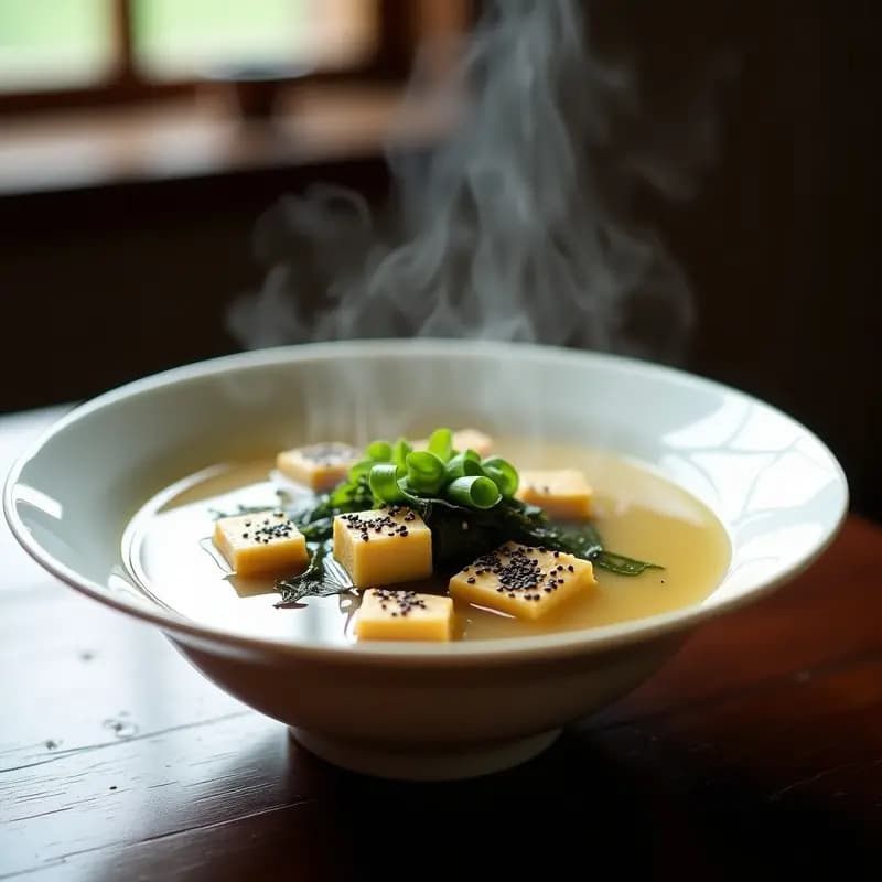 Miso Soup con Tofu y Wakame: Receta Japonesa Vegana y Sin Gluten en 10 Minutos