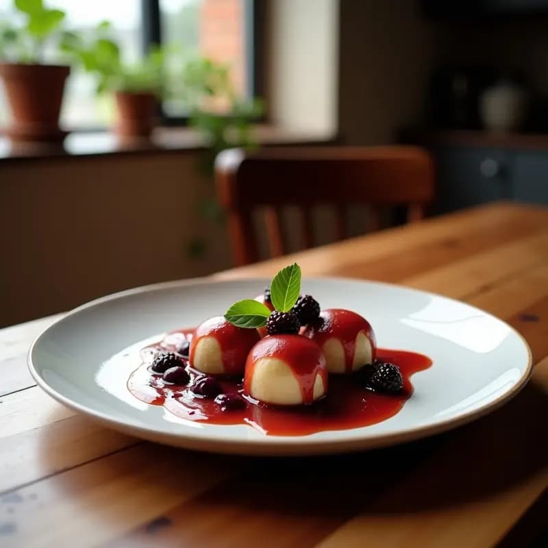 Mochi de Uva y Vino Tinto: Postre Japonés Sin Gluten con Toque Afrutado