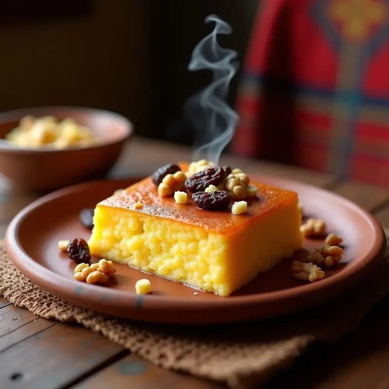 Mochica de Harina de Maíz y Queso Fresco: Postre Boliviano Tradicional Sin Azúcar