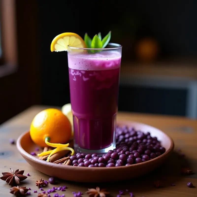 Mochica o Maicillo Peruano: Bebida Tradicional Andina con Maíz Morado y Especias