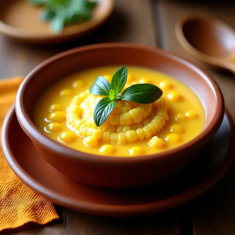 Mochica de Queso y Choclo: Postre Peruano Tradicional con Toque Dulce en Olla