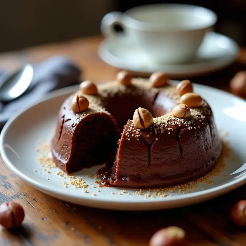 Moelleux de Chocolate y Avellanas en Thermomix: Receta Esponjosa y Sin Harina en 25 Minutos