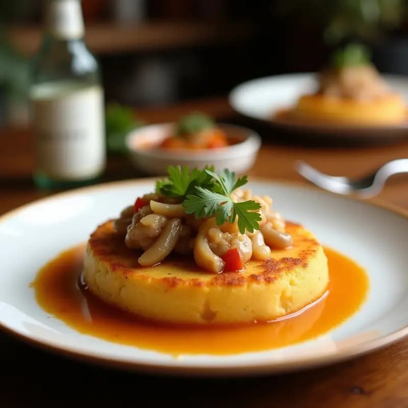 Mofongo Puertorriqueño con Bacalao Desalado y Ajo: Receta Tradicional en Mortero