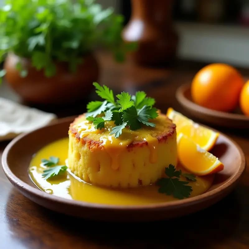 Mofongo Puertorriqueño con Bacalao y Mojo Criollo: Receta Caribeña Tradicional