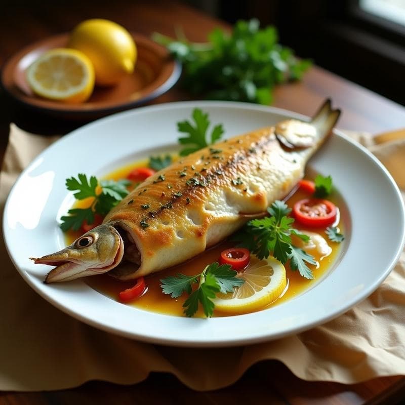 Mojarra a la Sal con Hierbas Provenzales: Receta Peruana en Papillote y Sin Aceite