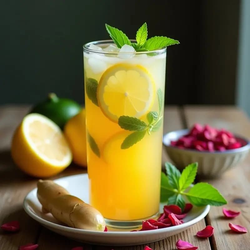 Moji de Limón y Menta con Jengibre: Bebida Iraní Refrescante y Detox en 5 Minutos