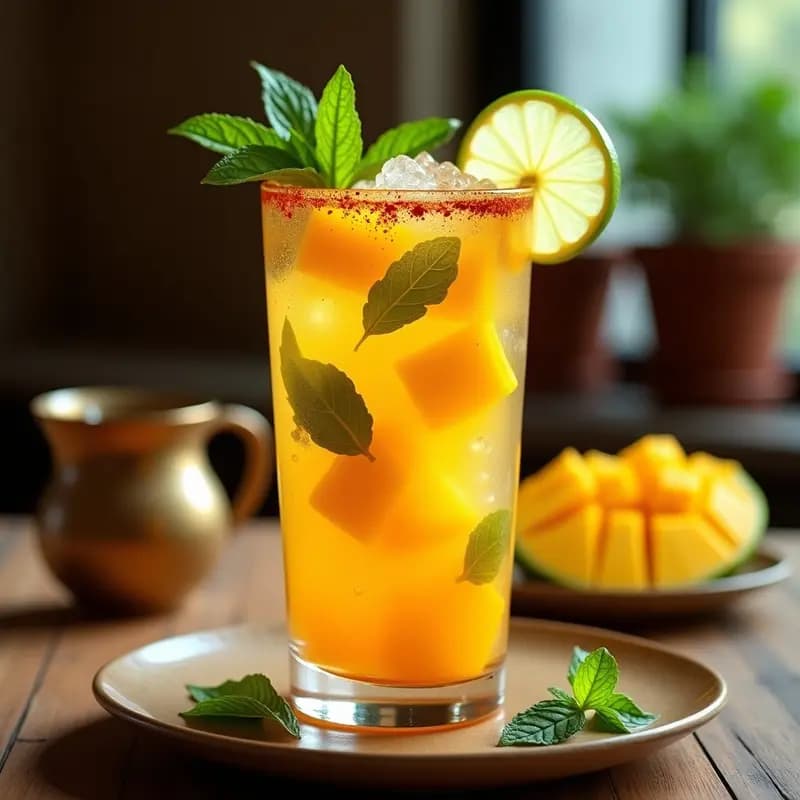 Mojito de Mango y Chili: Bebida Cubana Refrescante con Toque Picante