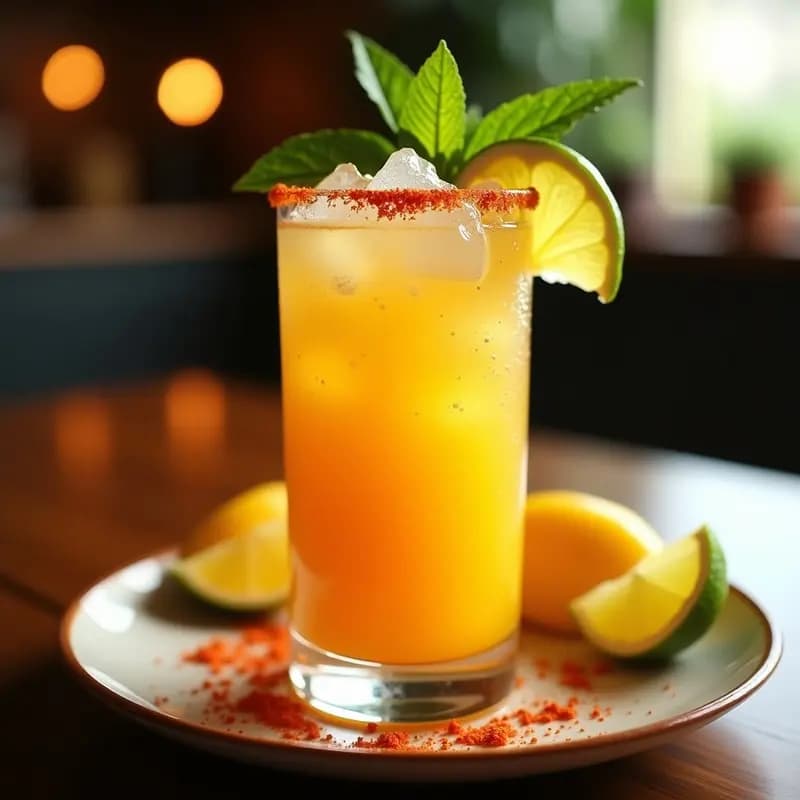 Mojito de Mango y Chili: Cóctel Sin Alcohol Peruano Refrescante y Picante