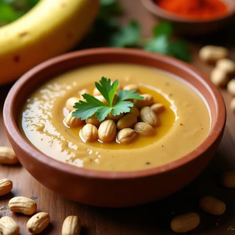 Mojo de Plátano Macho y Cacahuete: Salsa Canaria Vegana para Acompañar Carnes o Pescados