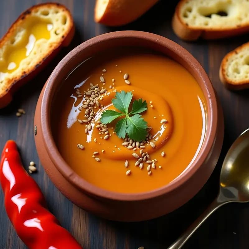 Mojo de Plátano Macho con Pimentón y Ajo: Salsa Canaria Vegana y Sin Lactosa para Tupper