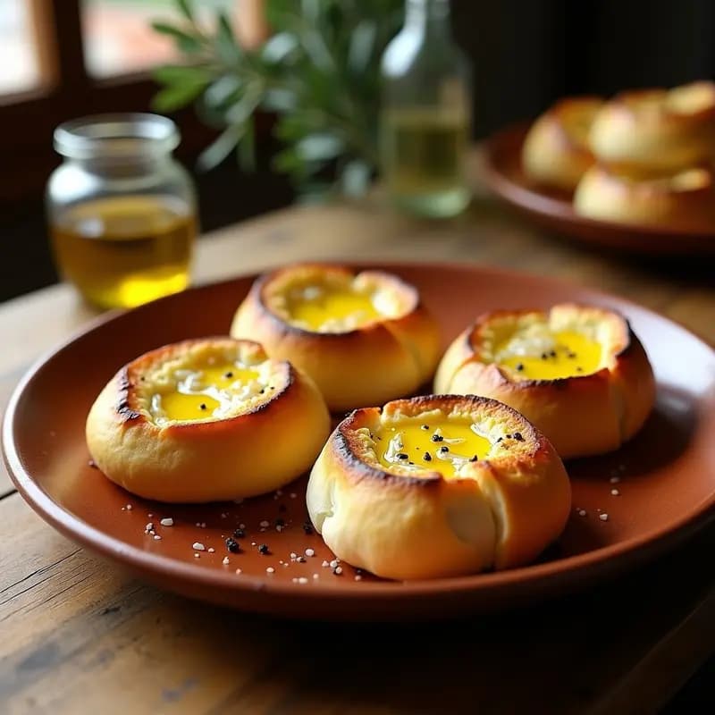 Mollete con Aceite y Ajo Cerezo: Desayuno Tradicional Murciano