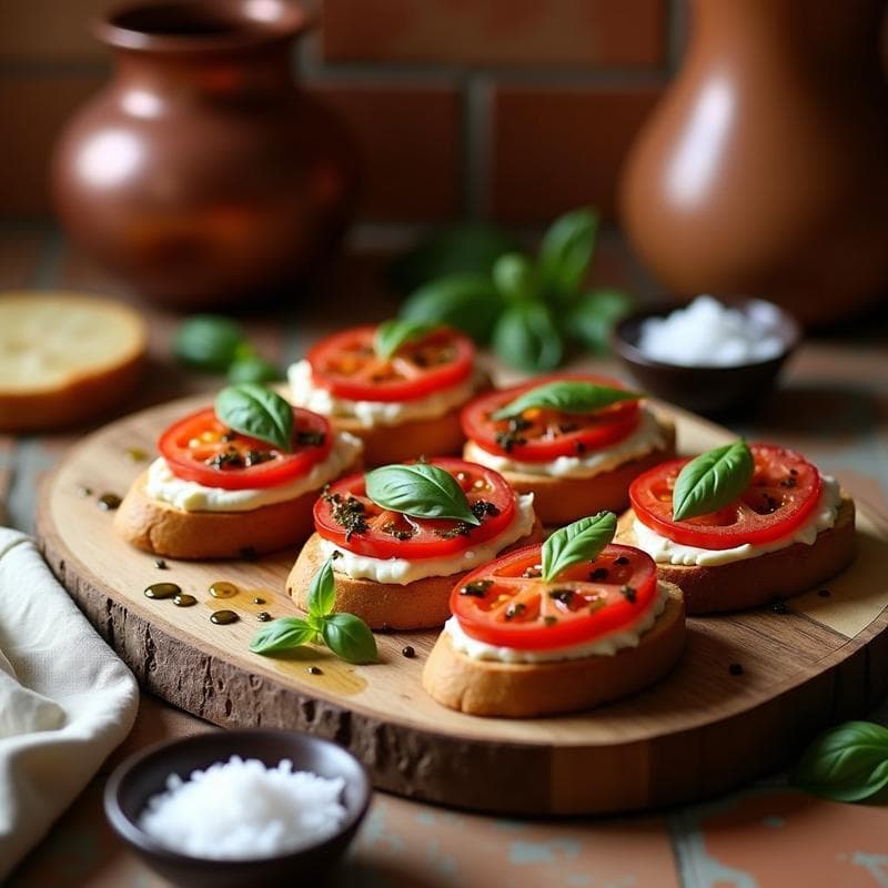 Molletes de Espelta con Aceite de Trufa y Tomate Seco: Aperitivo Andaluz Keto