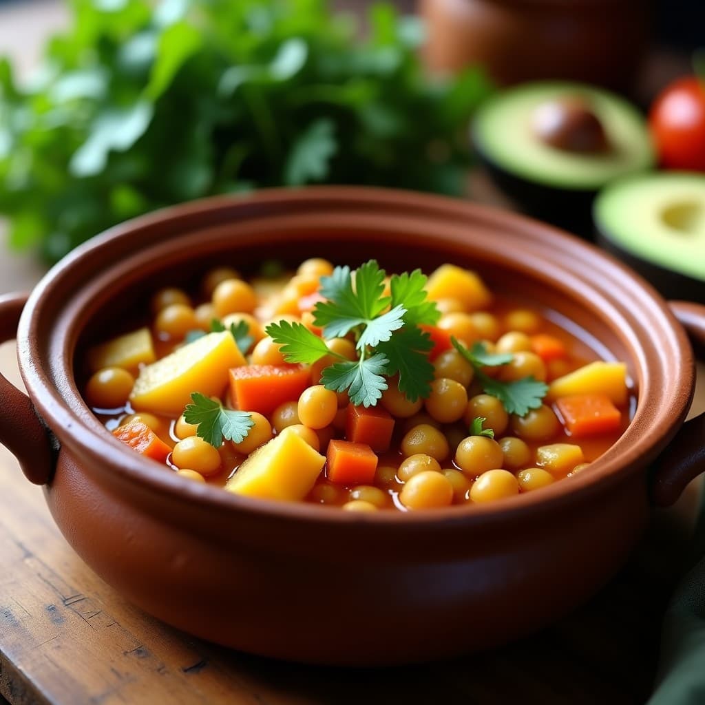 Mondongo de Garbanzos y Verduras: Receta Vegana Inspirada en el Mondongo Colombiano