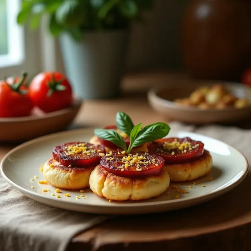 Montaditos de Lomo en Manteca con Pimientos del Padrón: Receta de Bar en Casa