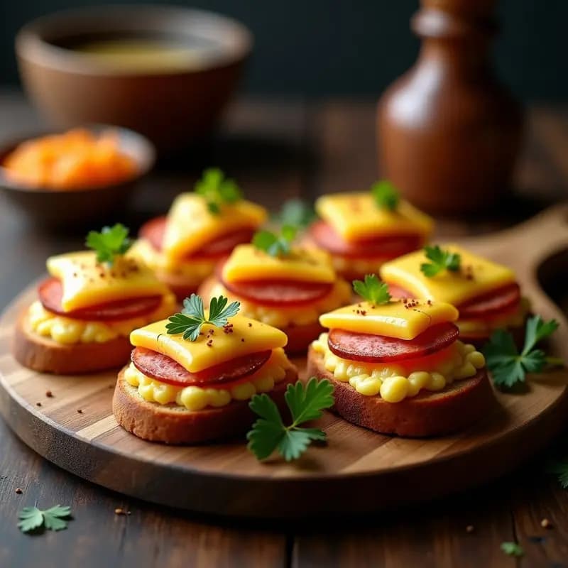 Montaditos de Tortilla y Chorizo: Aperitivo Rápido y Sabroso para Fiestas