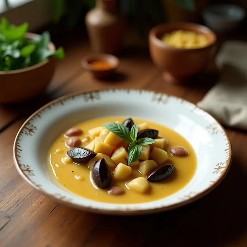 Moqueca de Berenjena y Palmito en Leche de Coco: Receta Brasileña Vegana y Sin Lactosa