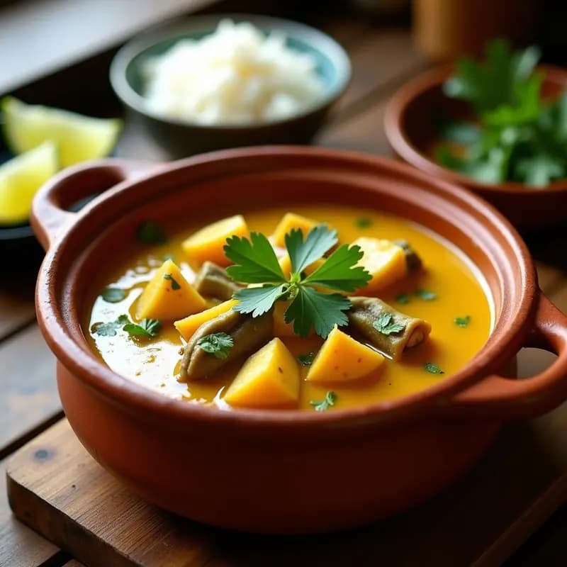 Moqueca de Palmito y Corazón de Alcachofa: Receta Brasileña Vegana en Cazuela