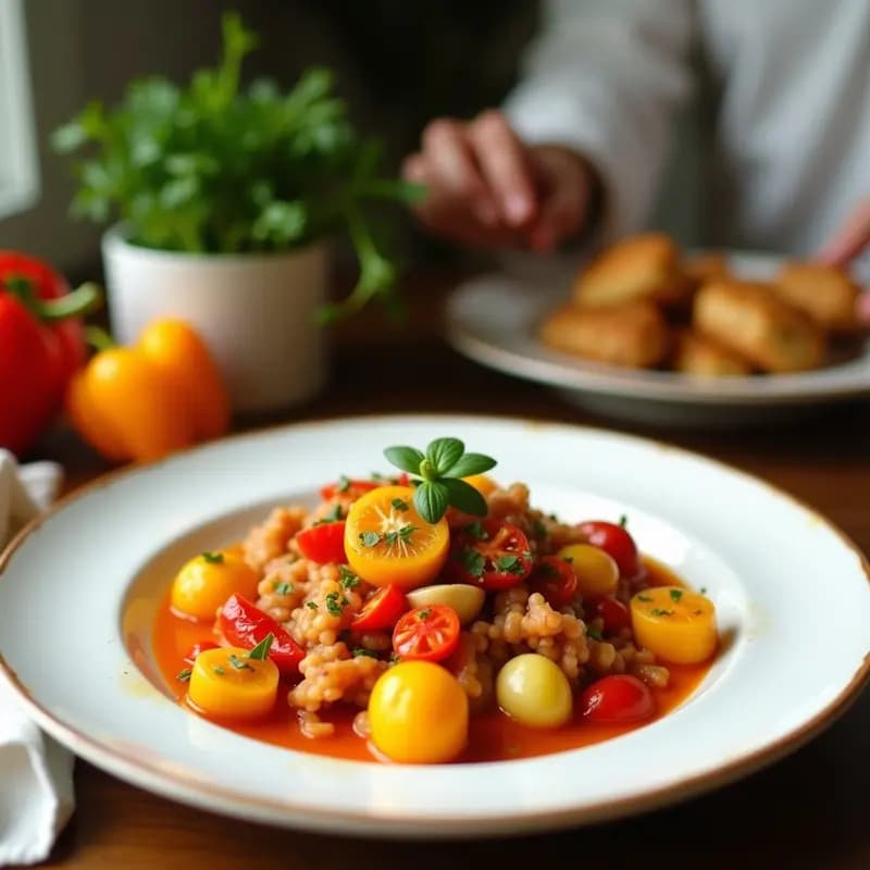 Moqueca de Palmito y Pimientos con Leche de Coco: Receta Brasilera Vegana y Sin Gluten