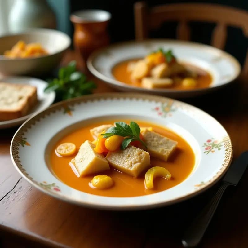 Moqueca de Peixe con Leche de Coco y Pimientos Amarillos: Estofado Brasileño en 40 Minutos