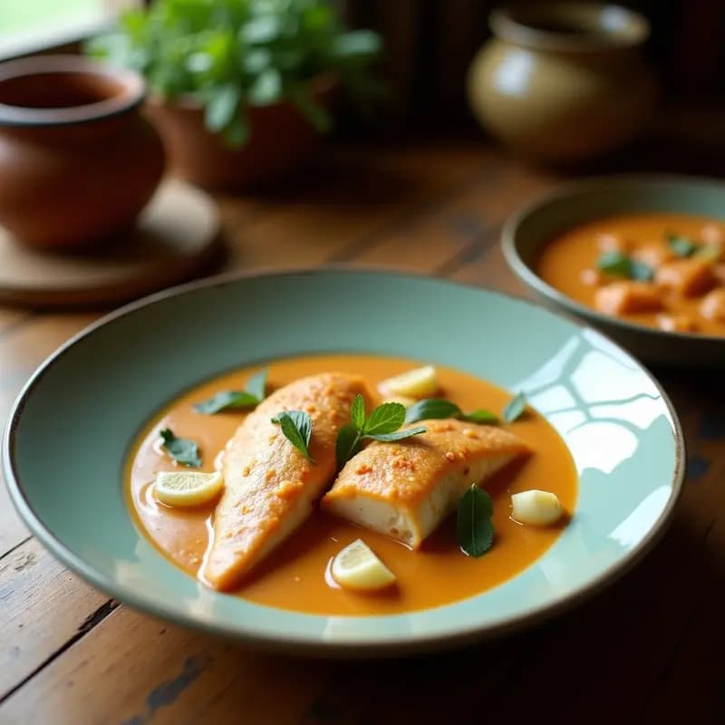 Moqueca de Pescado con Leche de Coco y Dendê: Estofado Brasileño en Olla Lenta