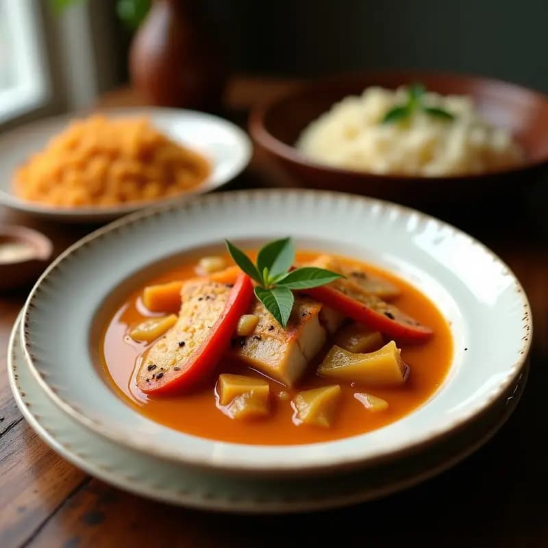 Moqueca de Pescado con Leche de Coco y Pimientos: Receta Brasilera en Cazuela de Barro