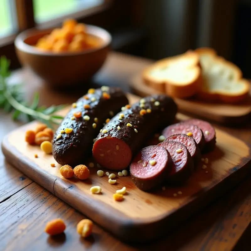 Embutido de Morcilla de Arroz con Pasas y Piñones: Receta Española Tradicional para Tapas