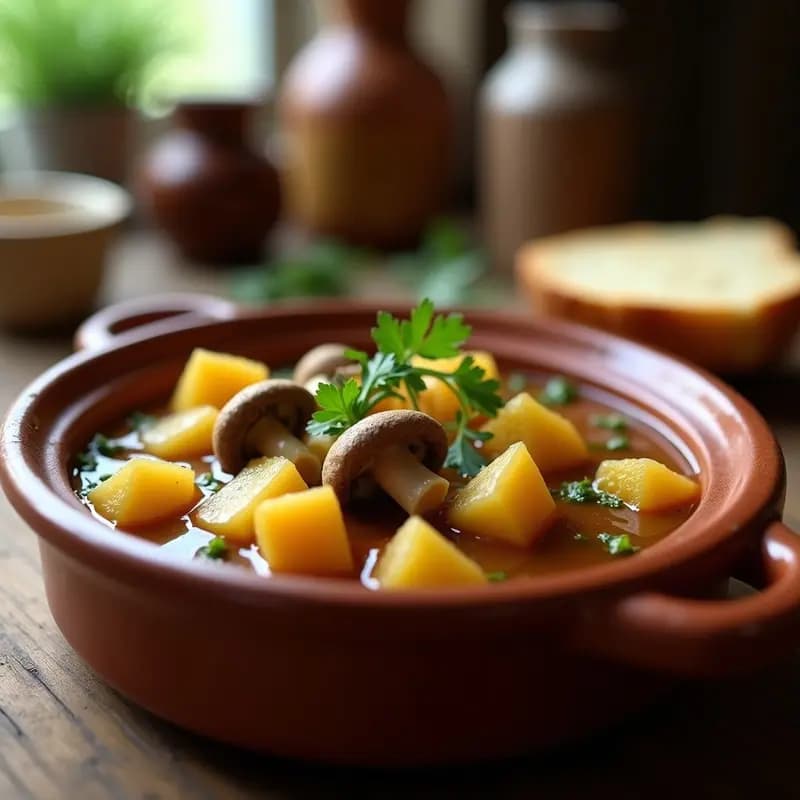 Morilla con Patatas a la Riojana: Receta de Temporada con Trufa Silvestre