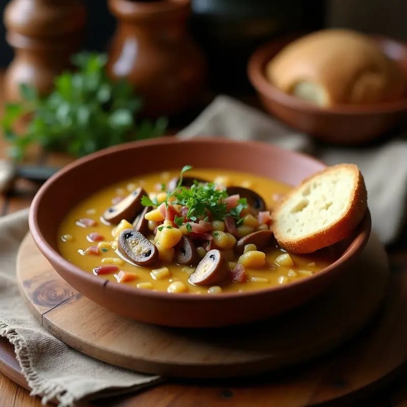Morilla en Salsa de Jamón y Ajo: Receta de Setas de Temporada