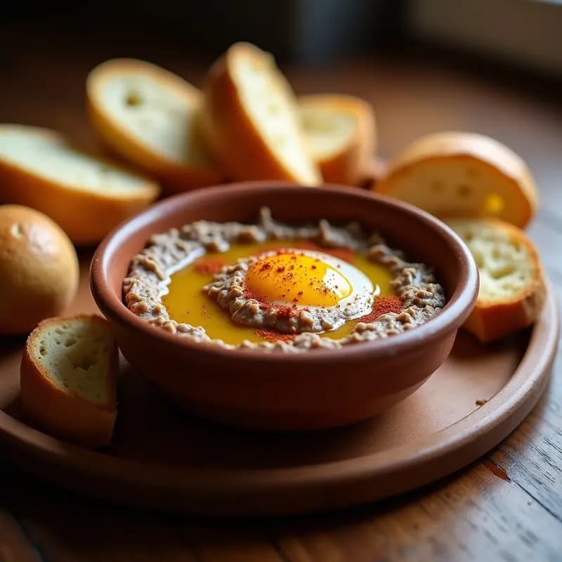 Morteruelo: Receta de Beyena Manchega con Conejo, Perdiz y Pan