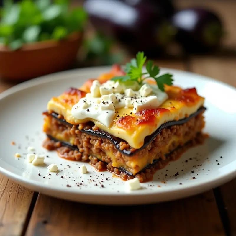 Moussaka Grecia Sin Horno: Receta Tradicional de Berenjena y Carne Picada en Olla Exprés