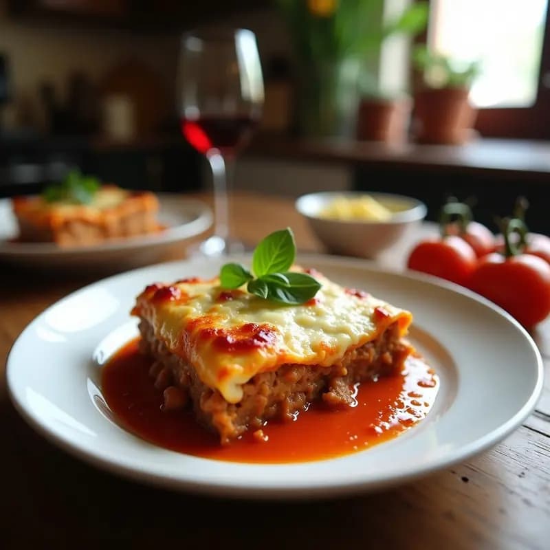 Moussaka Turca con Berenjena y Carne Molida: Receta Tradicional al Horno y Sin Complicaciones