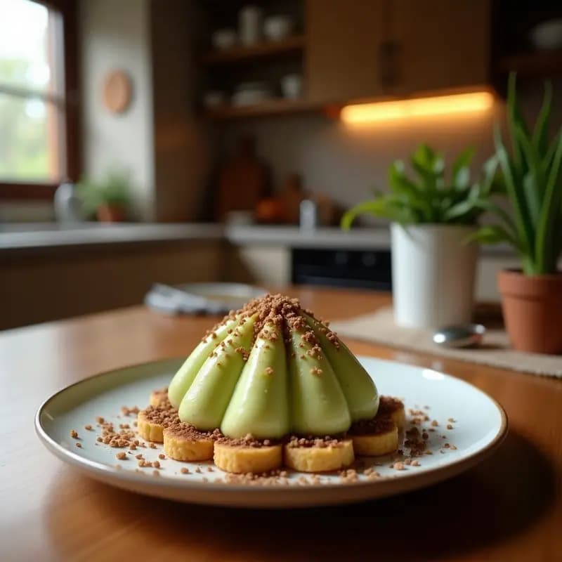 Mousse de Aguacate y Cacao con Base de Galletas de Arroz Inflado: Postre Fit y Decadente
