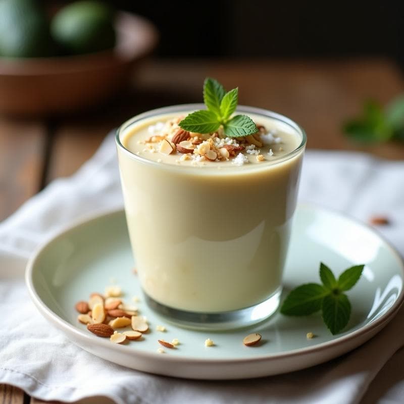 Mousse de Aguacate y Chocolate Blanco: Postre Vegano Sin Cocción y Alto en Grasas Saludables