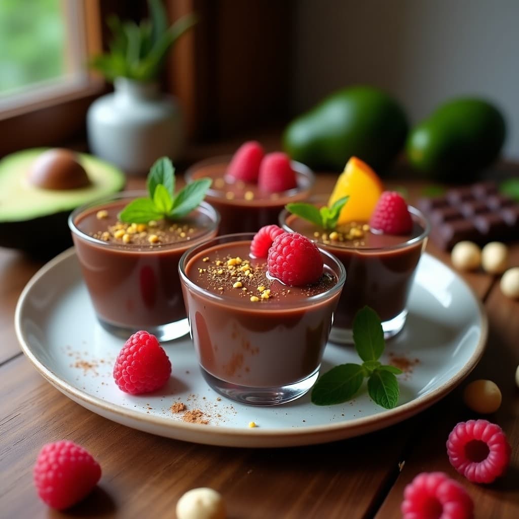 Mousse de Aguacate y Chocolate Negro: Postre Vegano y Sin Lácteos con Superalimentos