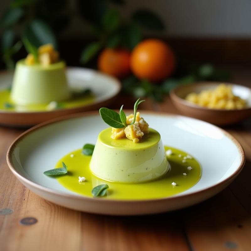 Mousse de Aguacate y Cítricos: Postre Keto Sin Lácteos con Toque de Lima Kaffir