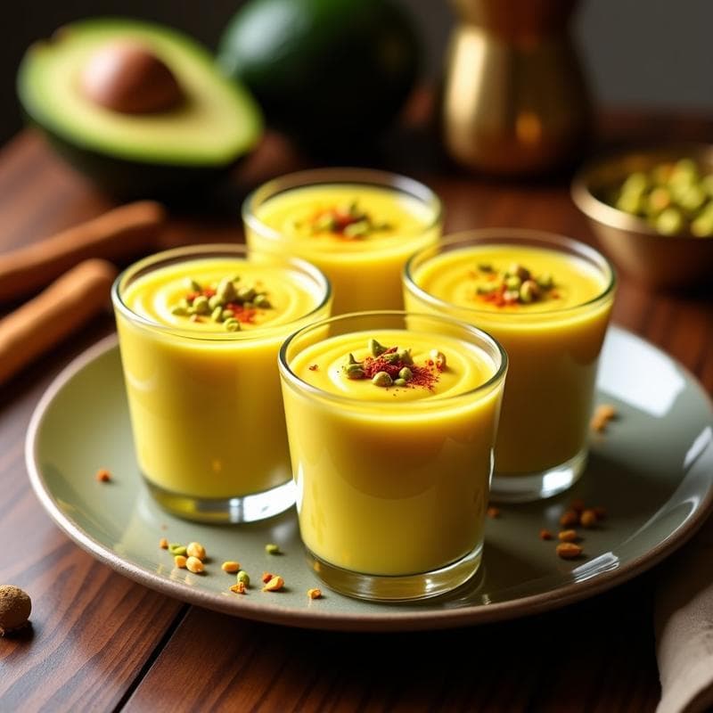 Mousse de Aguacate y Cúrcuma: Postre Vegano Keto con Toque Indio en 15 Minutos