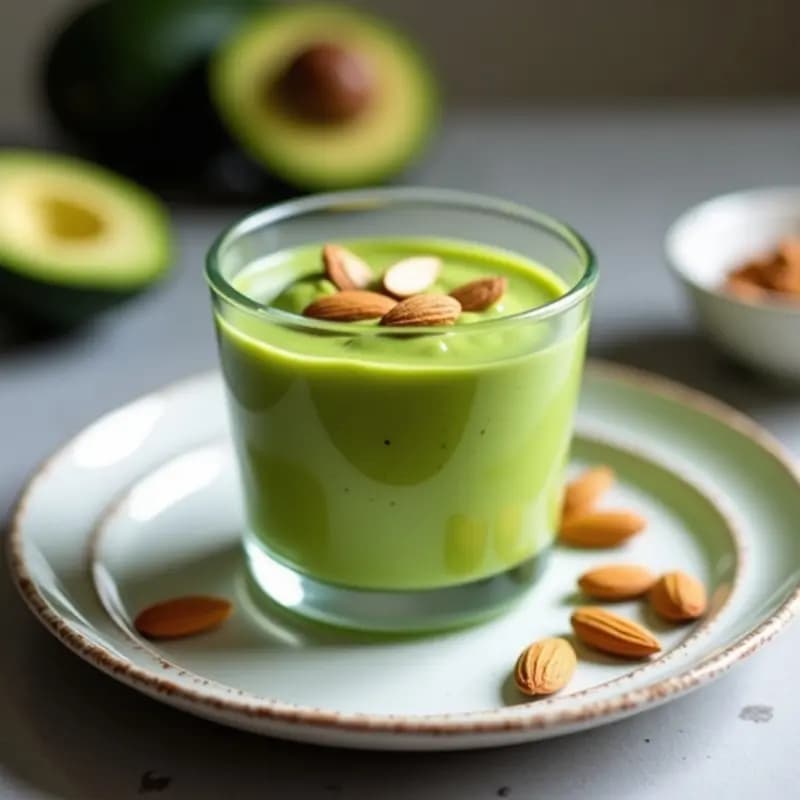 Mousse de Aguacate y Espirulina: Postre Vegano Antiinflamatorio con Sabor a Mar en 10 Minutos