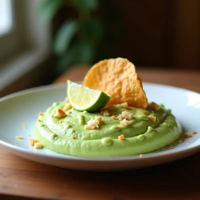 Mousse de Aguacate y Lima con Chips de Coco: Postre Vegano Sin Lácteos en 15 Minutos