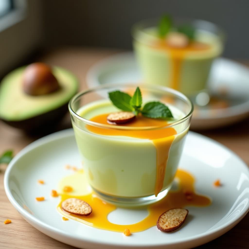 Mousse de Aguacate y Maracuyá con Salsa de Tamarindo: Postre Colombiano Sin Lácteos