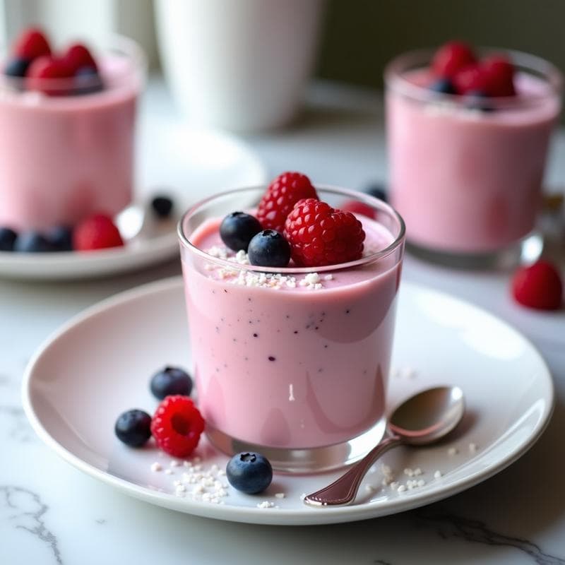 Mousse de Aquafaba y Frutos Rojos: Postre Vegano Sin Huevos en 15 Minutos