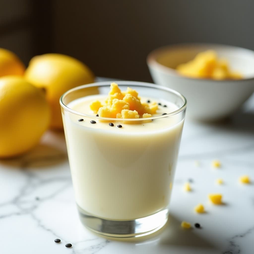 Mousse de Aquafaba y Limón Yuzu: Postre Vegano Ligero con Merengue Crujiente