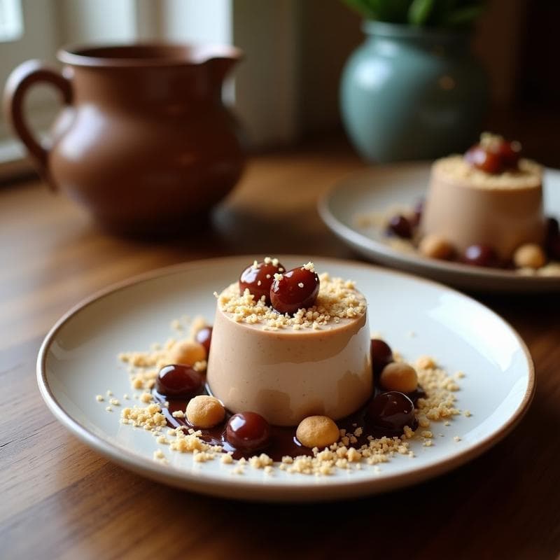 Mousse de Café y Dátiles con Crujiente de Coco: Postre Vegano Sin Lácteos en 5 Minutos