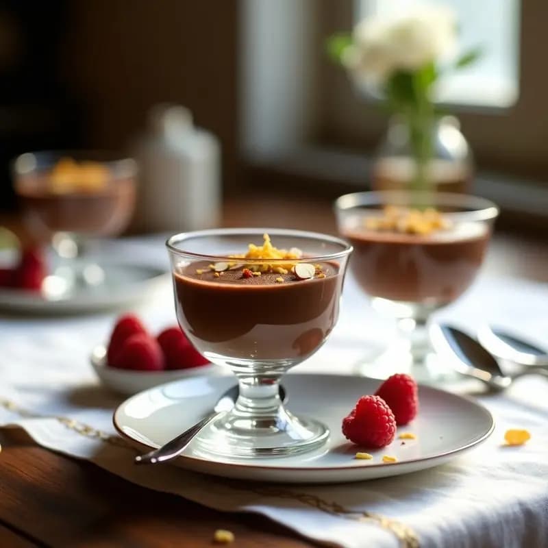 Mousse de Chocolata y Aguacate: Postre Francés Vegano Sin Azúcar y Sin Lactosa