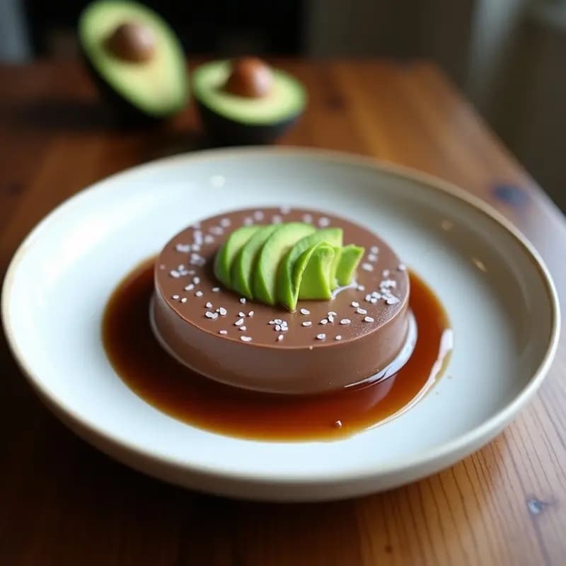 Mousse de Chocolate y Aguacate con Sal Marina: Postre Mexicano Sin Lácteos