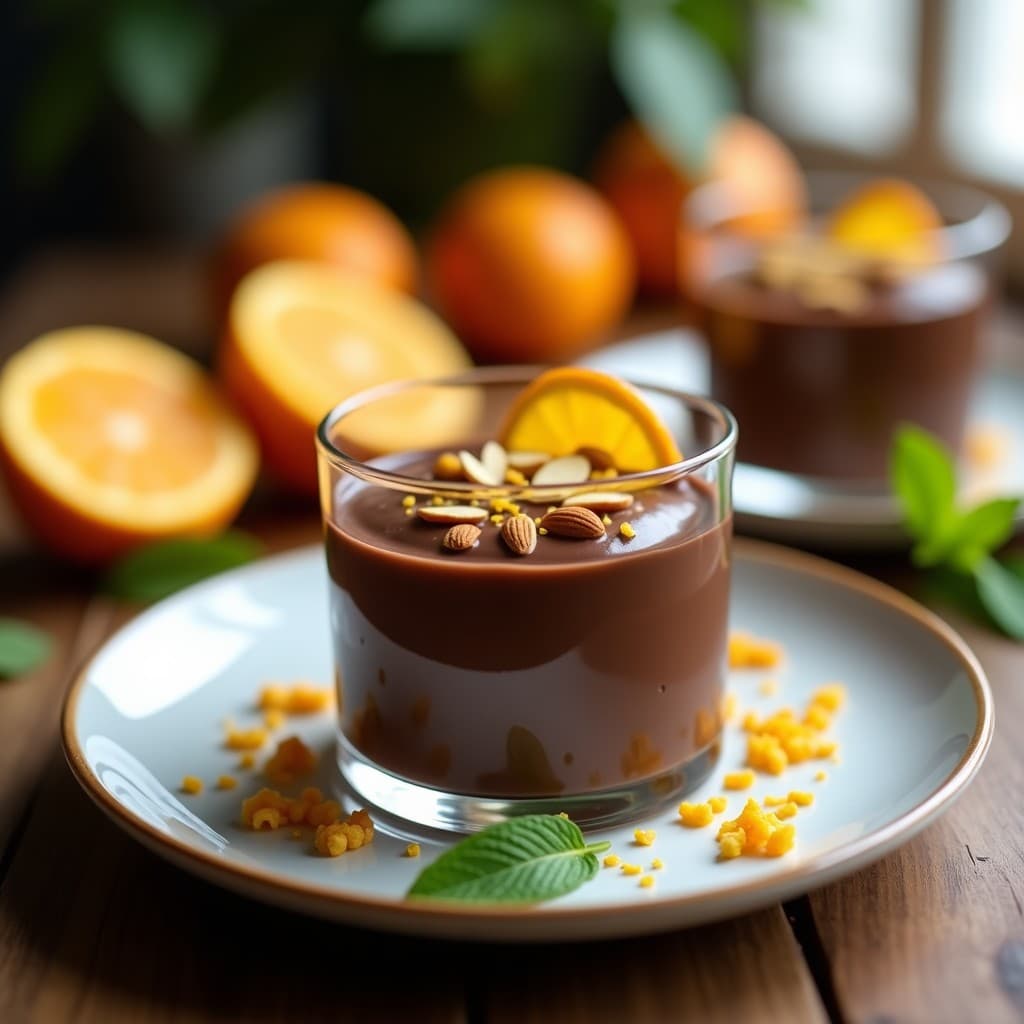 Mousse de Chocolate y Aguacate con Toque de Naranja: Postre Brasileño Sin Lactosa