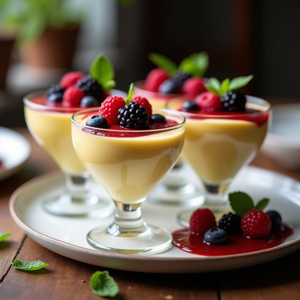Mousse de Chocolate Amarillo y Frutos Rojos: Postre Colombiano Sin Lácteos y Sin Azúcar