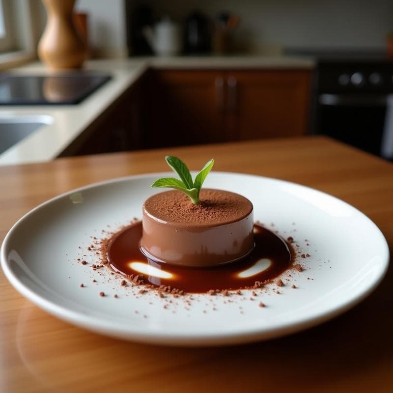 Mousse de Chocolate y Aquafaba: Postre Vegano Sin Lactosa con Toque de Vainilla